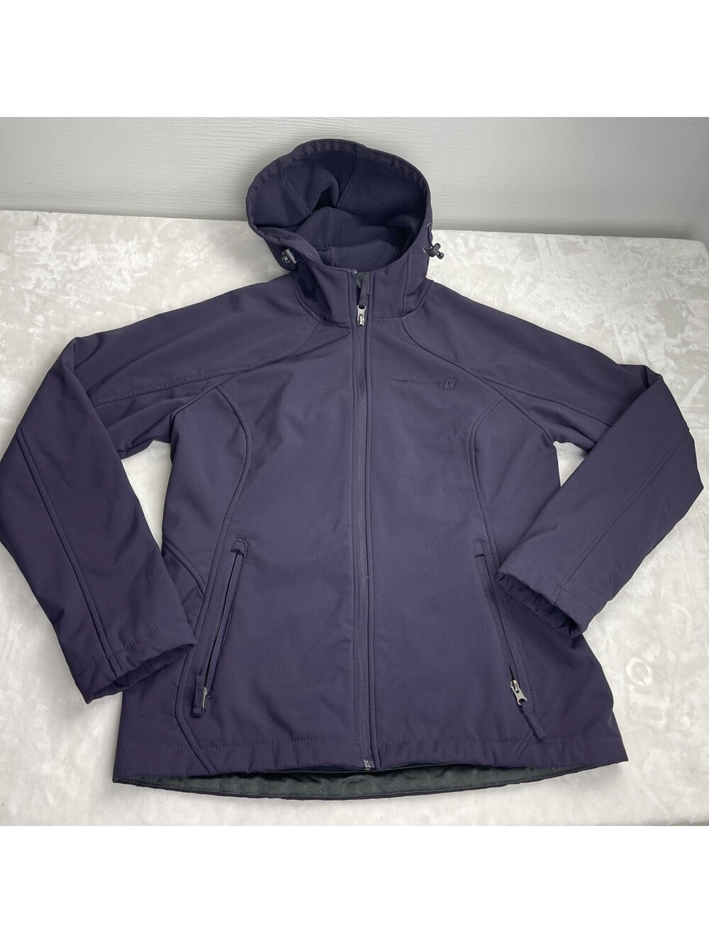 Free Country Fleece Lined Rain Jacket Purple Women’s Medium